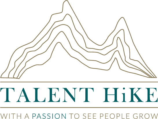 Logo Talent Hike met slogan 'With a passion to see people grow'